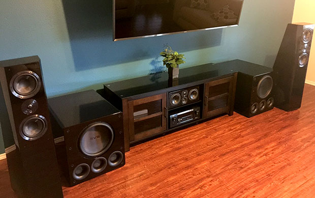 sub woofer home theater set up