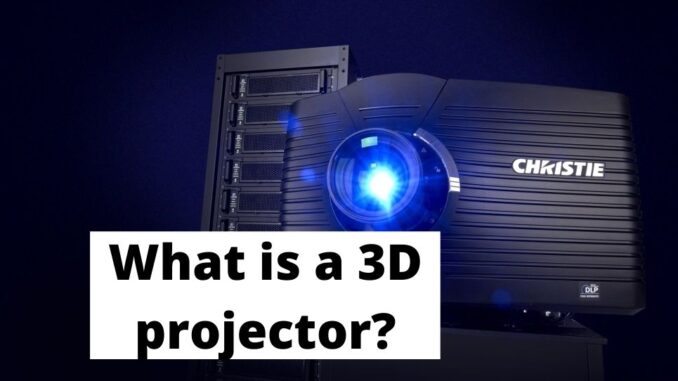 What is a 3D projector_